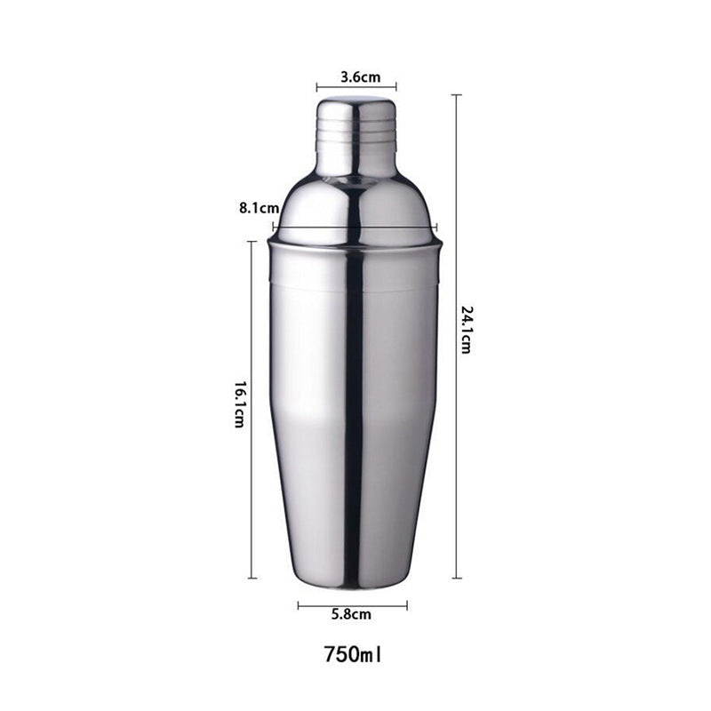 Cocktailshaker aus Edelstahl