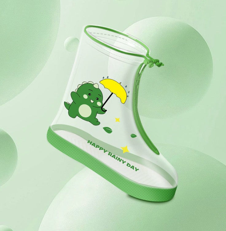 Waterproof Non-slip Thickening And Wear-resistant Student Rain Shoes