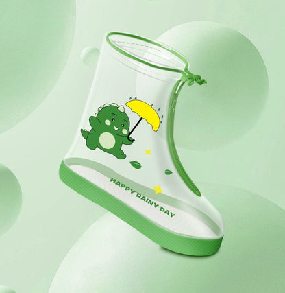 Waterproof Non-slip Thickening And Wear-resistant Student Rain Shoes