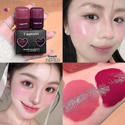 Mini Sweet Face Ice-Translucent Nude Feuchtigkeitsspendendes Rouge für natürliche Strahlkraft