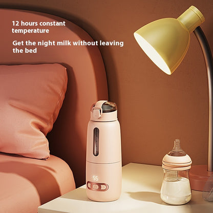 Tragbare Thermoskanne mit Wärmeisolierung und Milchmodulator für Babys