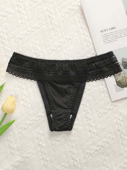 Schwarzes, sexy Push-up-Spitzen-Dessous-Set für Damen 