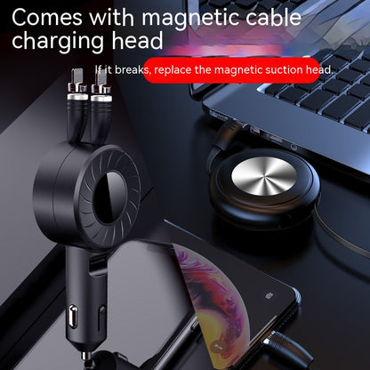 Teleskop-Autoladegerät, multifunktionales 5A-Schnelllade-Datenkabel