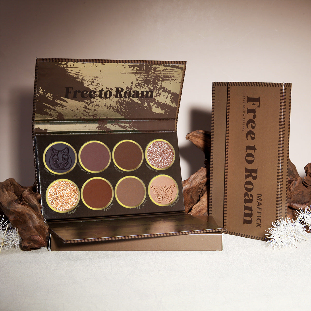 Makeup Free Roaming 8 Farben Lidschattenpalette Matt