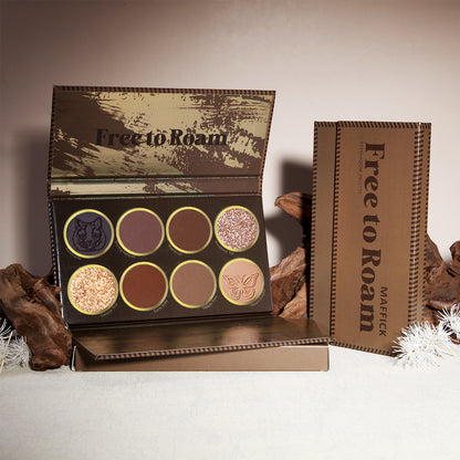 Makeup Free Roaming 8 Farben Lidschattenpalette Matt