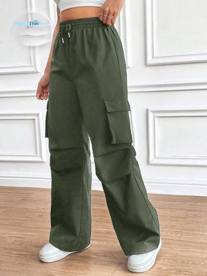 Loose-fitting Casual Workwear-style Commuter Pants For Women