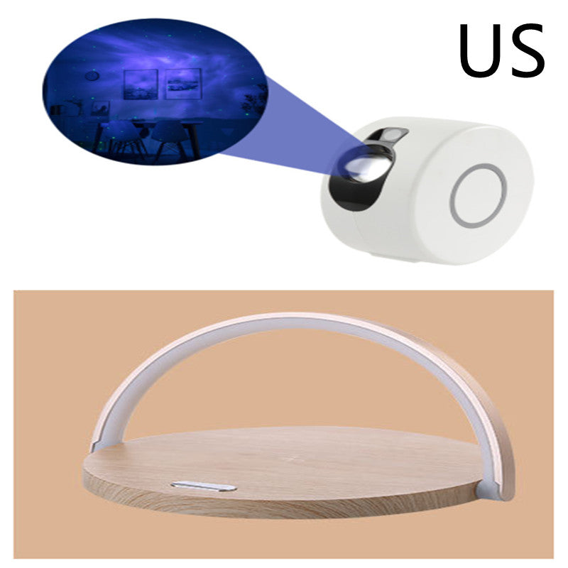Tischleuchte mit schnellem Qi-Wireless-Ladegerät