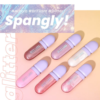 Elektroplattierter Lipgloss mit Spiegeleffekt für einen sofortigen Lippenaufpolsterungseffekt und strahlenden Lippen.