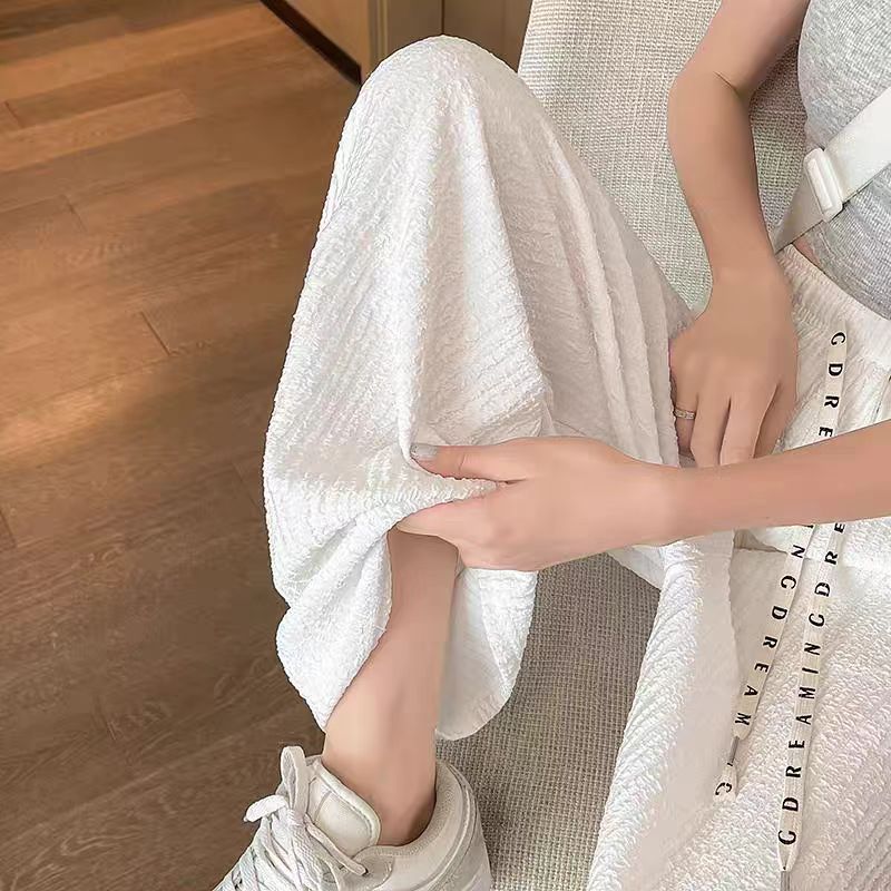 Casual New Straight-leg Draped Women's Loose Korean-style Floor-length Pants