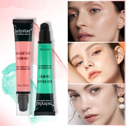 Tragbare Make-up-Grundierung für Augen und Gesicht, feuchtigkeitsspendend, porenversiegelnd, Gel-Make-up-Primer