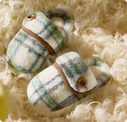 Geräuschlose, dicke, warme Hausschuhe für Kinder