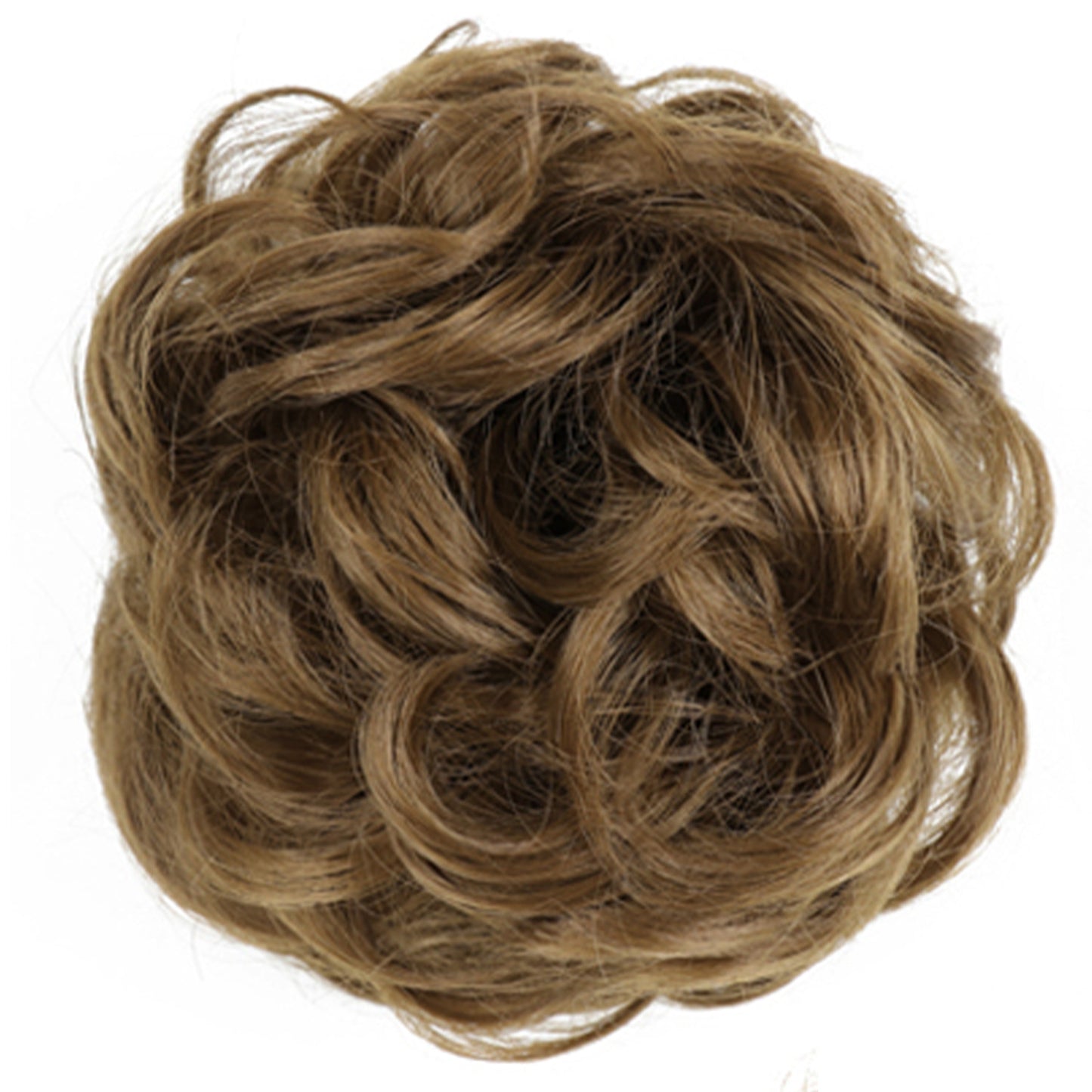 Fluffy Natural Hair Bag Long Beard Bun Artificial Hair Bun
