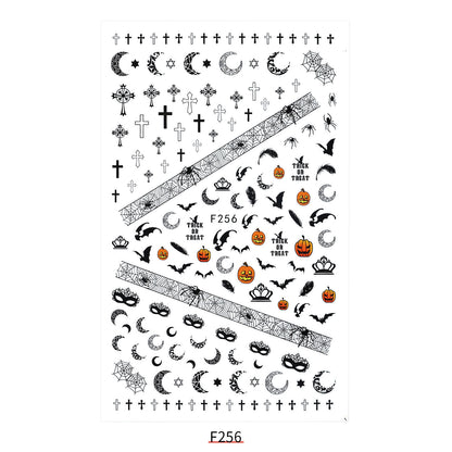 Neuer Nagelaufkleber Weihnachtsmann Aufkleber Riemen Klebstoff