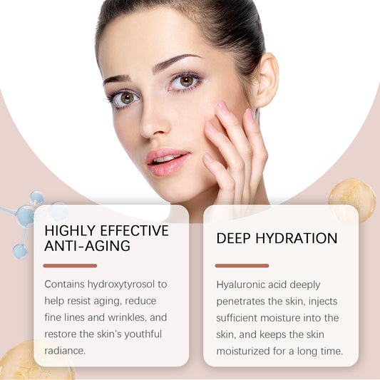 Gesichtspflegelösung für einen ebenmäßigen und strahlenden Teint