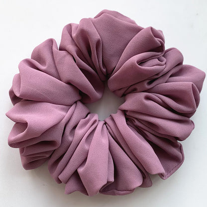 Großer Kopfstrauß aus Chiffon, Dickdarmring, Haarring