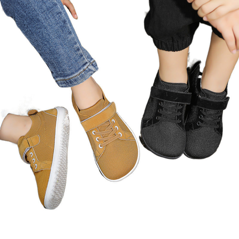 Big Foot Bone Schuhe mit breiter Zehenpartie, weiche Sohle, lässig für Kinder