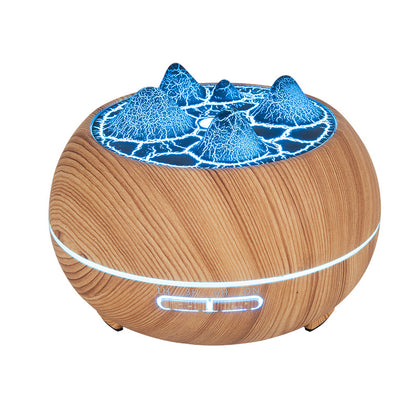 Atmosphere Flame Mountain Wood Grain Humidifier