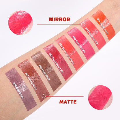 Mattierender, wasserfester, feuchtigkeitsspendender Lipgloss