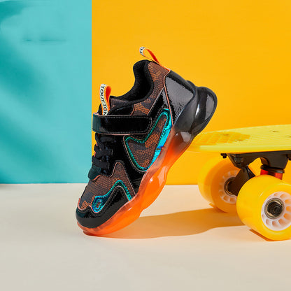 Koreanische Kinderschuhe, Jungenbekleidung, coole Freizeit-Sportschuhe