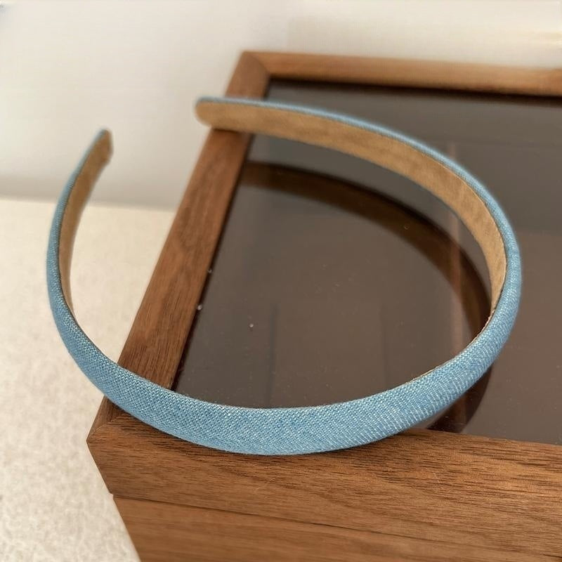 Retro-Stirnband aus Denimstoff für Damen mit Minderheitenmotiv