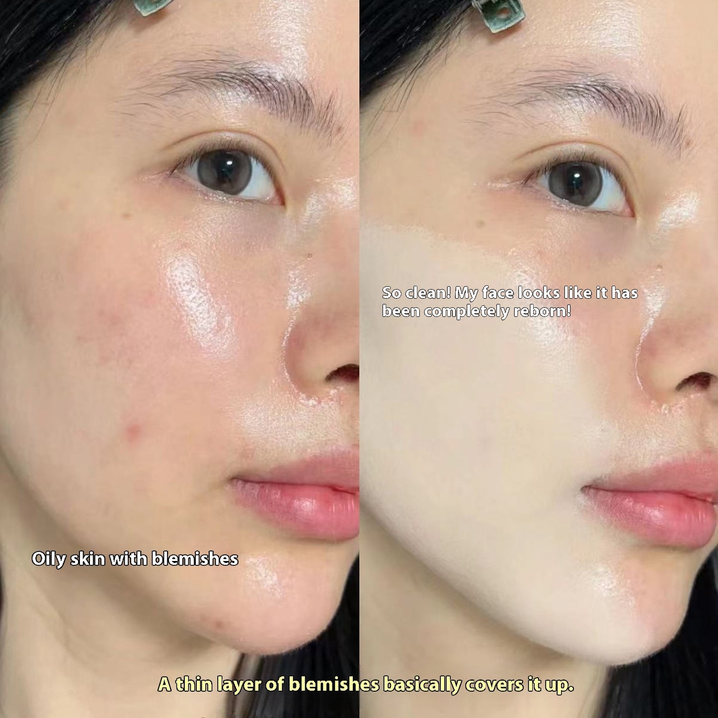 Cappuvini Feuchtigkeitsspendender Concealer, Air Cushion Concealer, mattes Nude-Make-up, mädchenhafter Stil, Studentinnen-Haushaltswaren