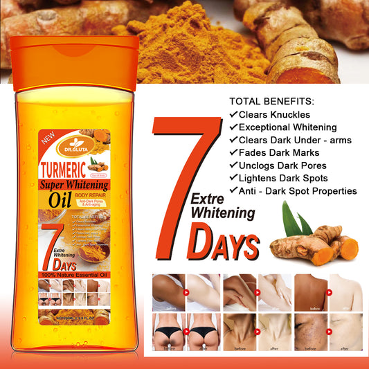 DR Turmeric Super Whitening Skin Repair Anti Dark Pores Body Oil