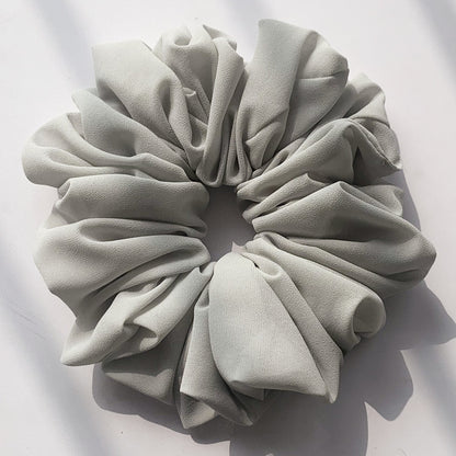 Großer Kopfstrauß aus Chiffon, Dickdarmring, Haarring