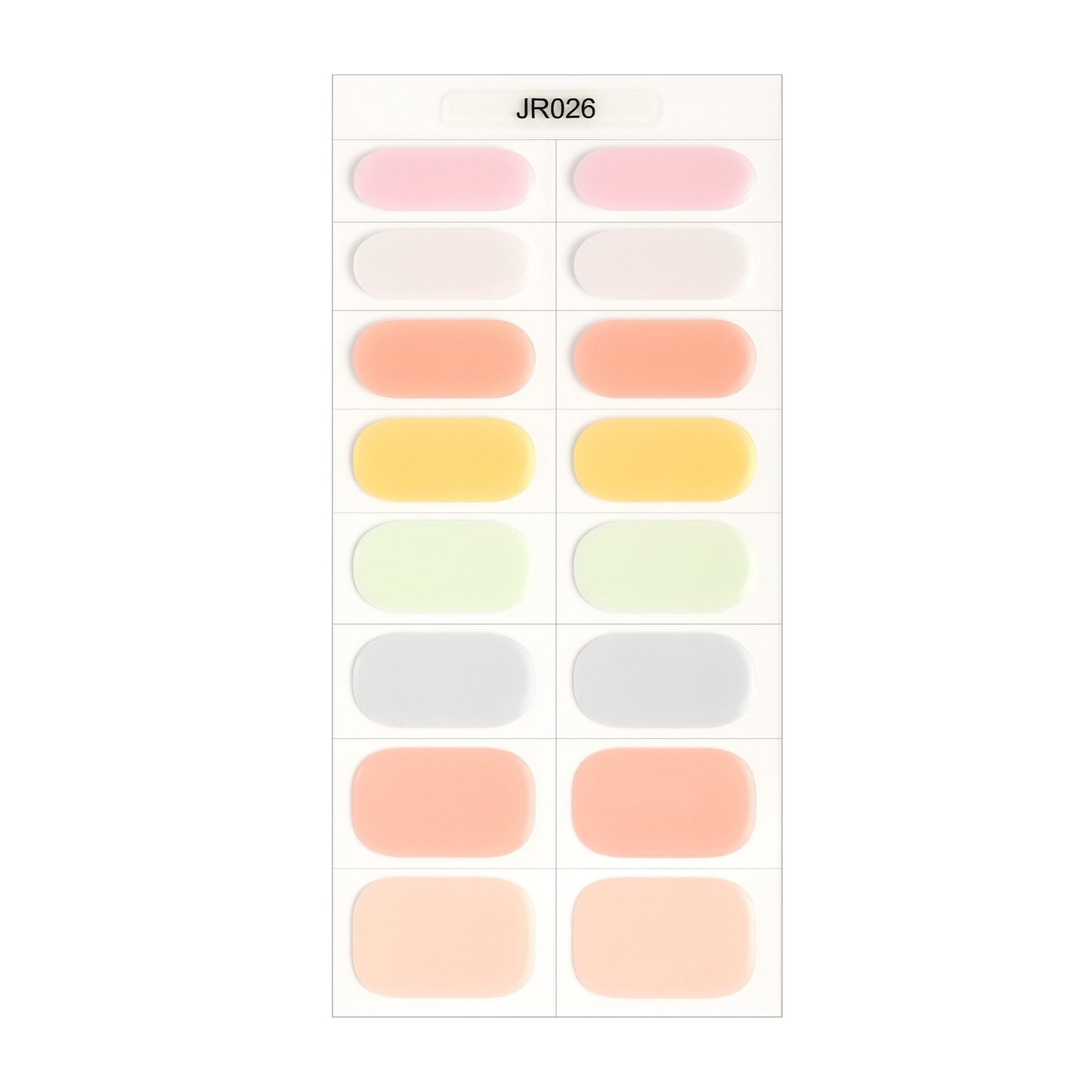 Halbgehärtete UV- und wasserfeste Gel-Aufkleber