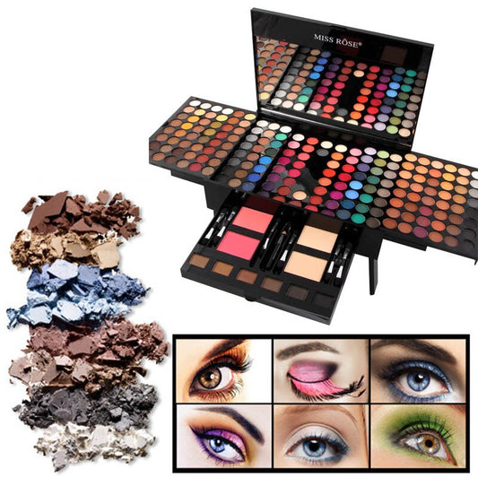 180 Farben Lidschatten- und Rouge-Set, personalisierte Make-up-Palette in Klavierform