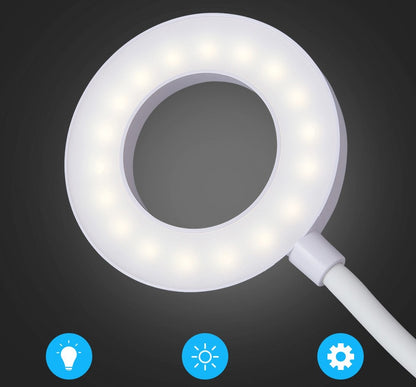 LED-Falttischlampe mit Augenschutz