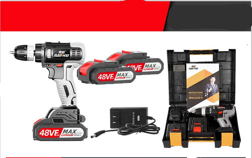 Akku-Bohrmaschine mit Lithium-Ionen-Akku für den Haushalt