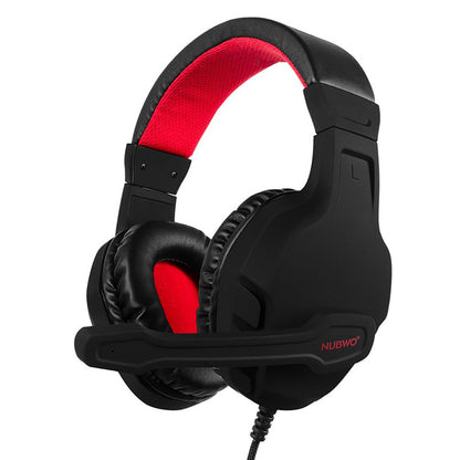 Gaming-Headset für PS4, PC und Stereo, kabelgebunden mit Mikrofon und Fernbedienung, für Computer und Fernseher, mit Bassreflexöffnung