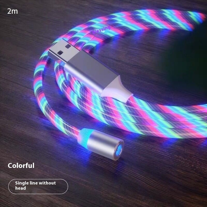 Magnetisches Ladekabel, Schnellladekabel, Beleuchtung, Micro-USB-Kabel, LED-Magnetladegerät, Typ-C-Kabel