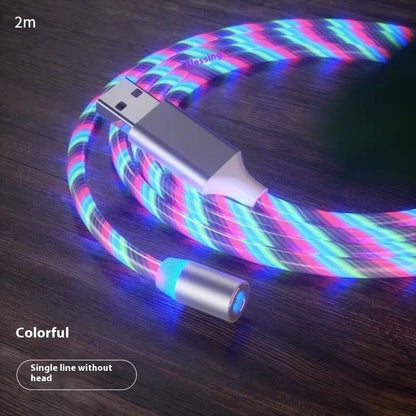 Magnetisches Ladekabel, Schnellladekabel, Beleuchtung, Micro-USB-Kabel, LED-Magnetladegerät, Typ-C-Kabel