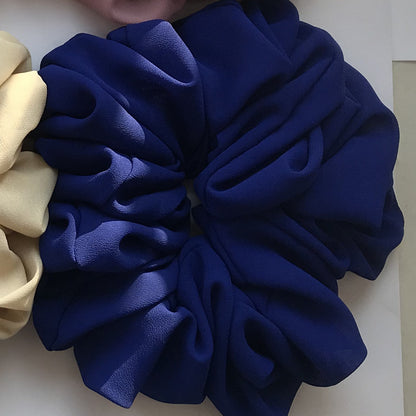 Großer Kopfstrauß aus Chiffon, Dickdarmring, Haarring