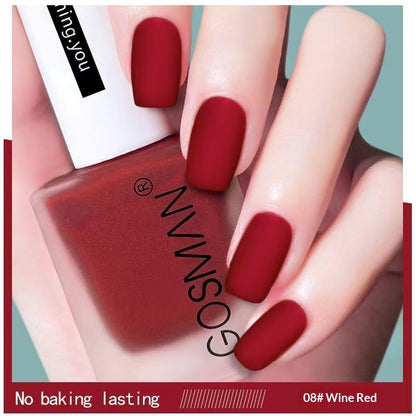 Schnelltrocknender, matter Nagellack, blättert nicht ab