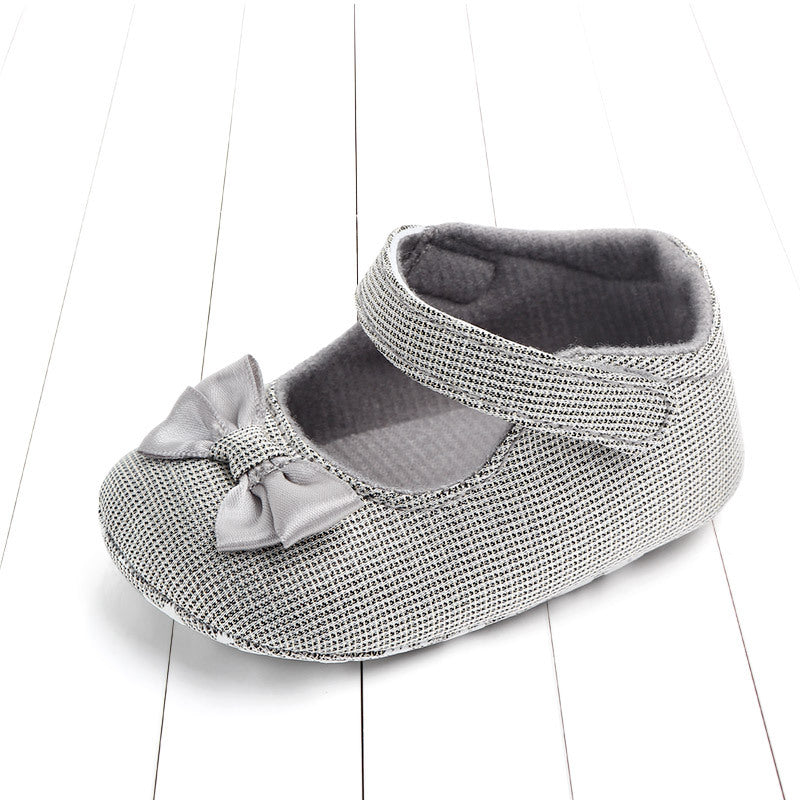 Prinzessinnenschuhe mit Schleife, Babyschuhe