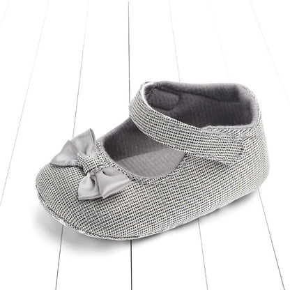 Prinzessinnenschuhe mit Schleife, Babyschuhe