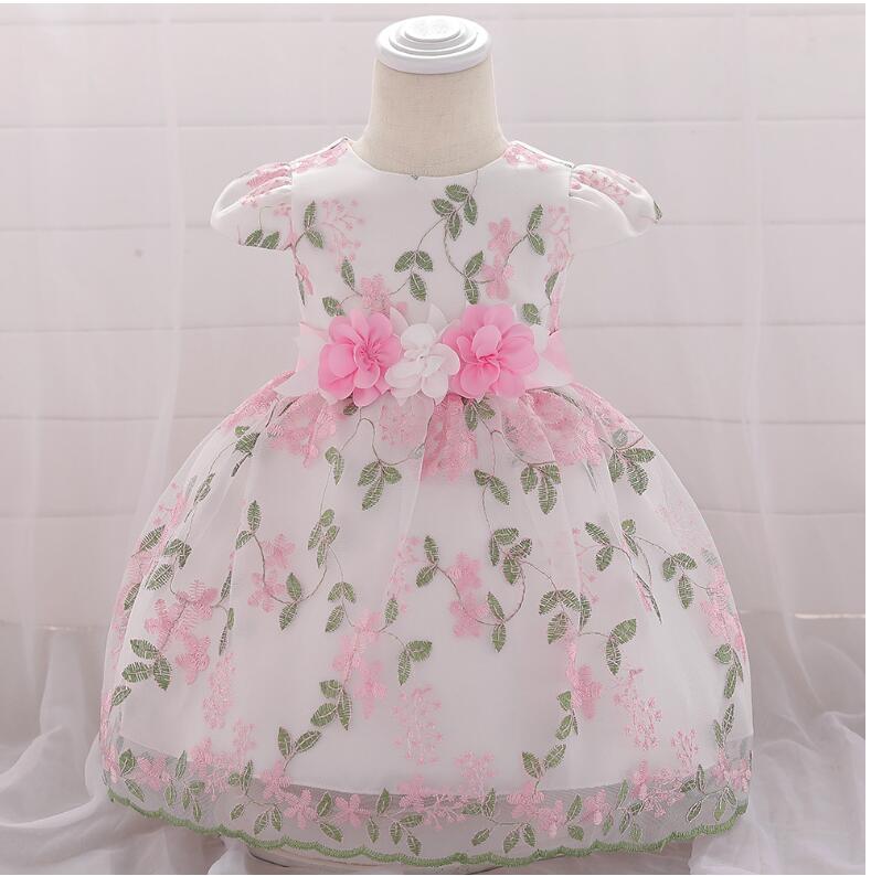 Sommerliche Kinderkleidung, Babygeburtstagskleid, Hochzeitskleid, Rock, flauschiges Kleid für Mädchen