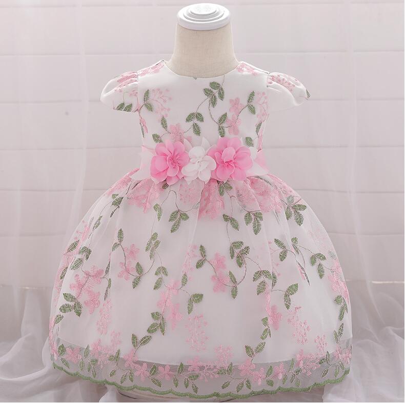 Sommerliche Kinderkleidung, Babygeburtstagskleid, Hochzeitskleid, Rock, flauschiges Kleid für Mädchen