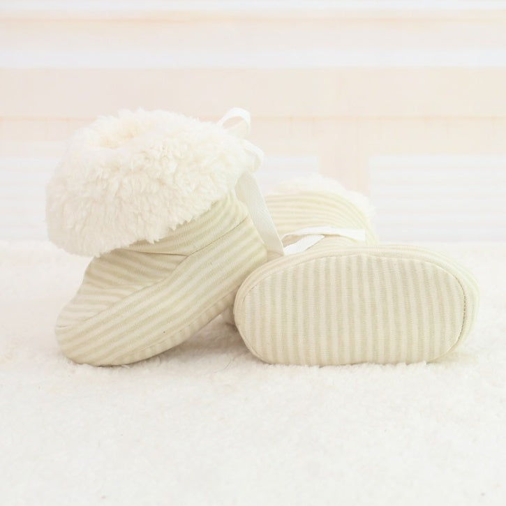 Neue Babyschuhe, weiche Sohle, ideal für Neugeborene, Kleinkinder im Winter, warm haltend, bedruckte Lauflernschuhe für Babys und Kinder 