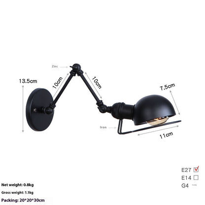 LED-Wandleuchte mit langem Arm, ideal für Arbeits- und Schlafzimmer, neben dem Bett