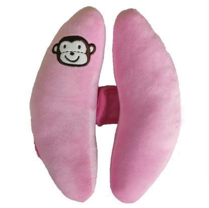 Kissen in Form eines Babykopfes, Bananenkissen