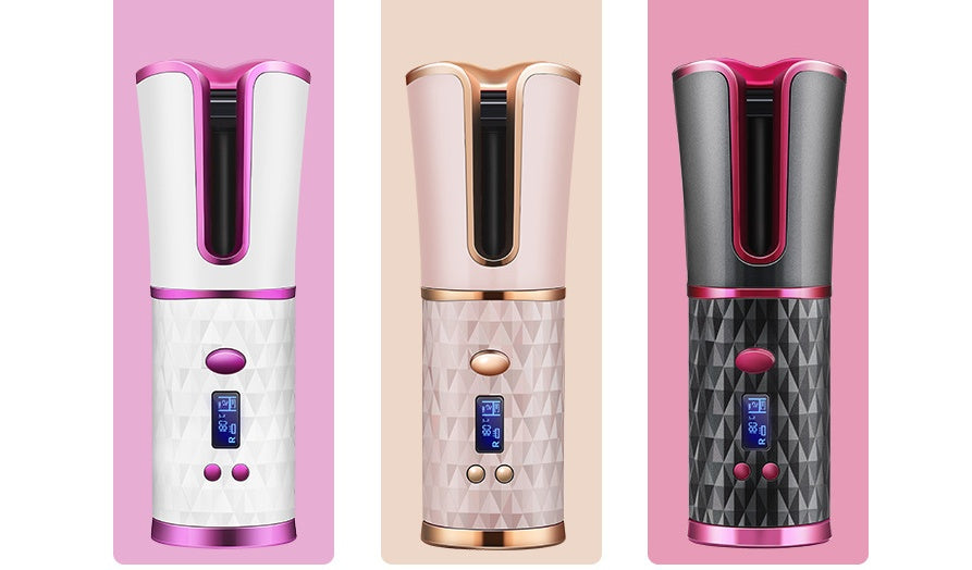 Multifunktionaler automatischer kabelloser Lockenstab 