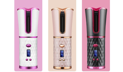 Multifunktionaler automatischer kabelloser Lockenstab 