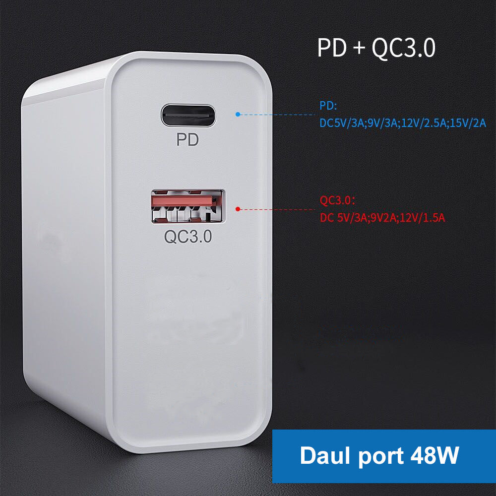 Schnellladegerät Handy-Ladegerät Ladekopf