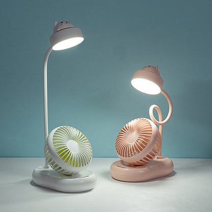 USB-Mini-Lüfter-LED-Tischlampe