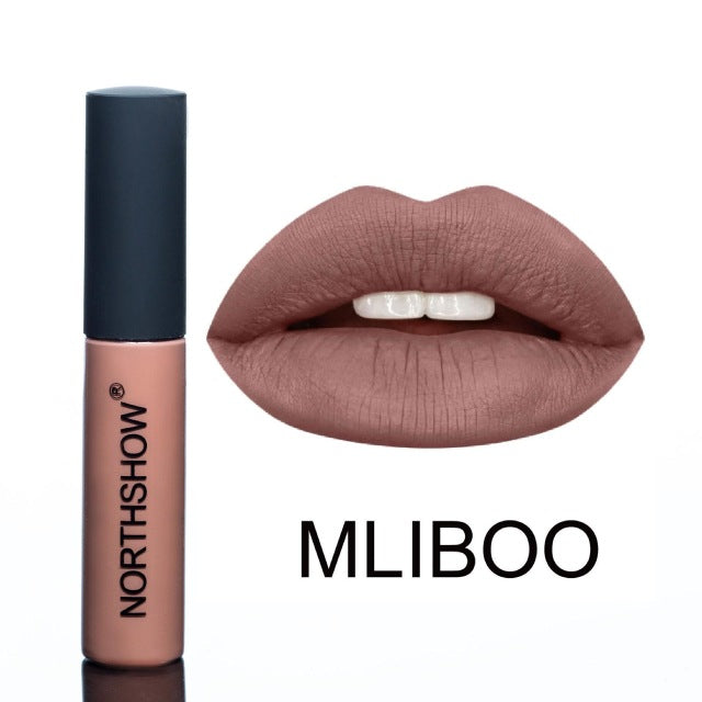 Nicht klebender, matter Lippenstift