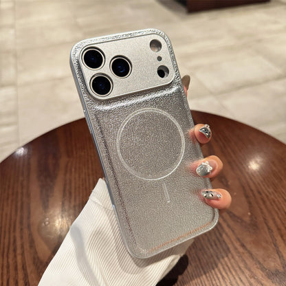 Magnetische Saugkraft, feiner Kreis, einfarbig, feine Löcher, Schutzhülle für Handys