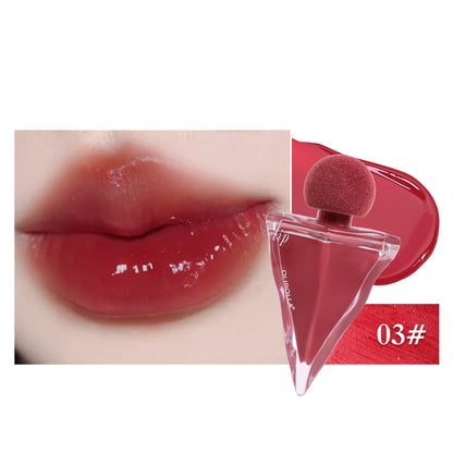 Glossy Mirror Triangle Bottle Lipstick
